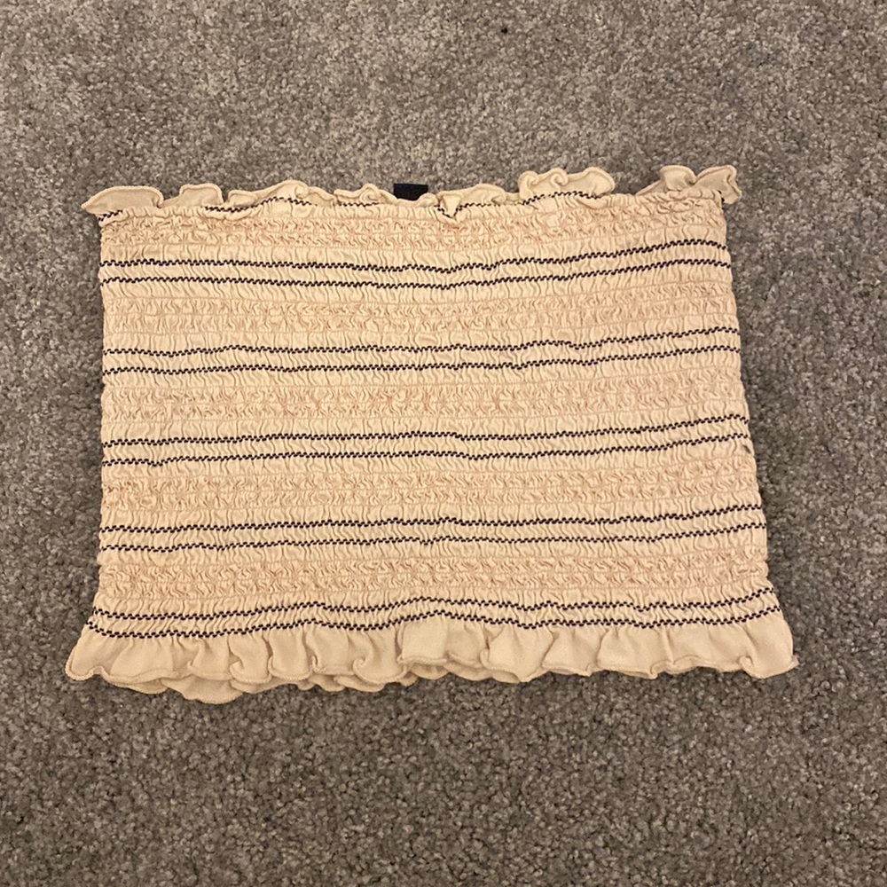 American Eagle Striped Tube Top